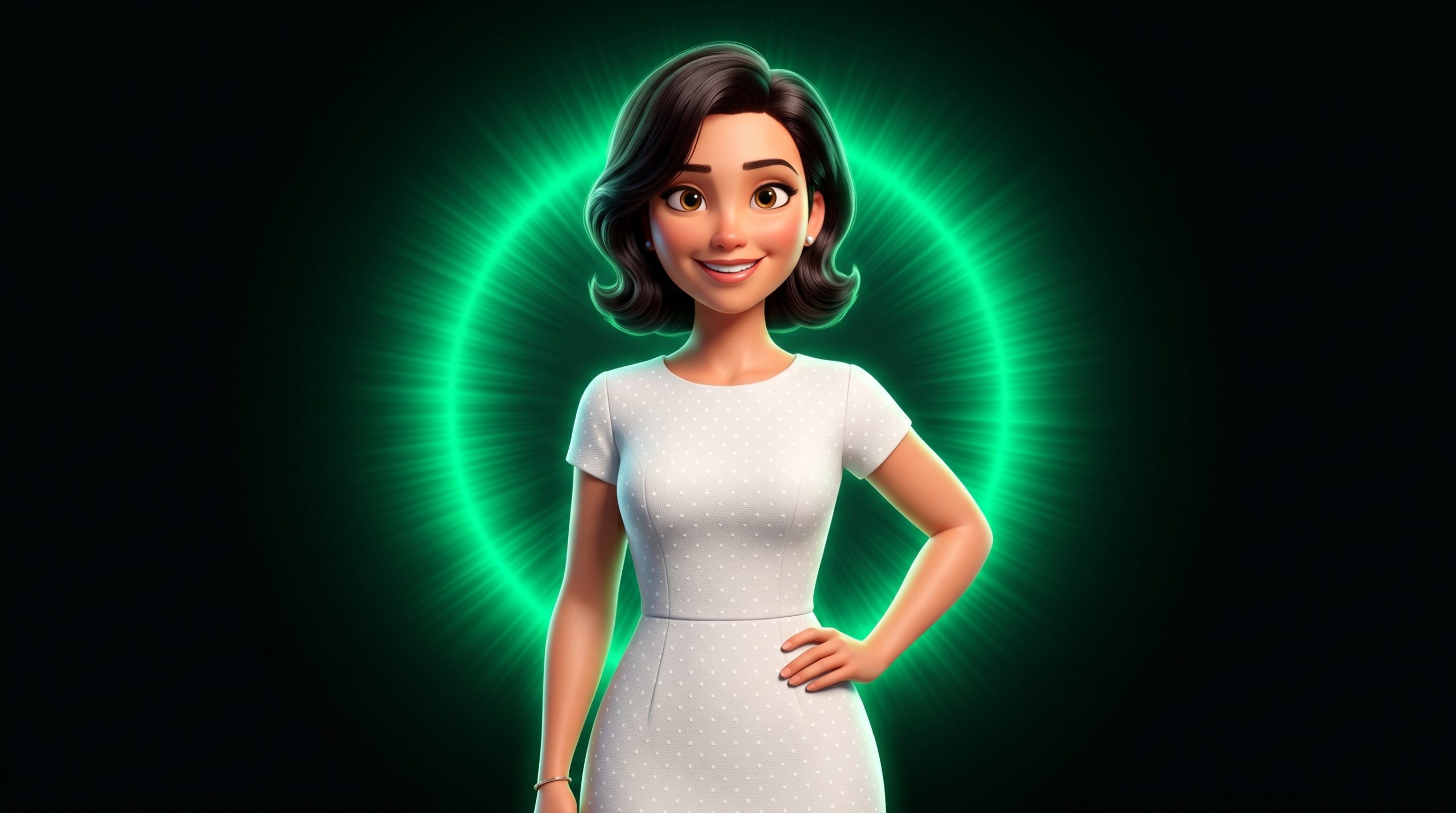 agent IA Support Client dans le même univers cartoon moderne 
